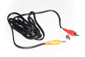 Cable mini-jack a RCA 3m. (para conectar altavoz a ordenador)
